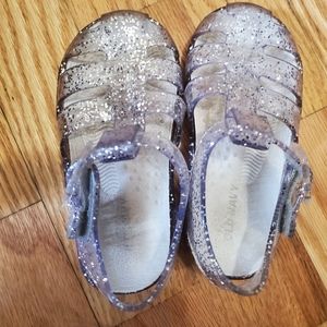 Old Navy Glitter Jelly Sandals